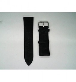 BRACELET DE MONTRE 26MM NO NAME CUIR NOIR