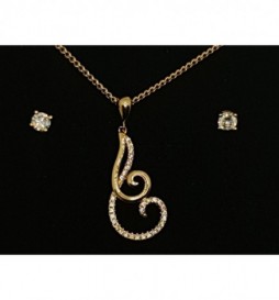 COFFRET PLAQUE OR GOUTTE SPIRALE  