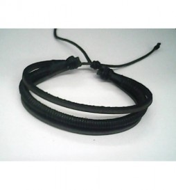 BRACELET EN CUIR  CORDE TRIPLE