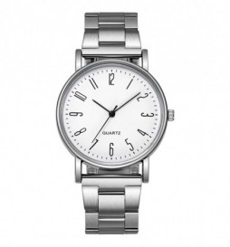 MONTRE MODYA GRIS CADRAN BLANC