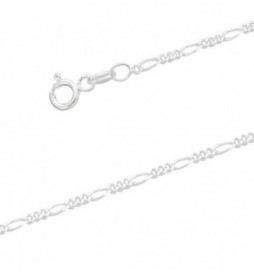 CHAINE FIGARO ARGENT 925  40CM