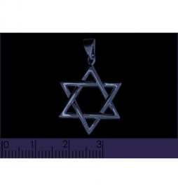 PENDENTIF EN ARGENT 925 ETOILE DE DAVID 