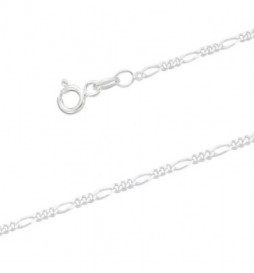 CHAINE FIGARO ARGENT 925  50CM