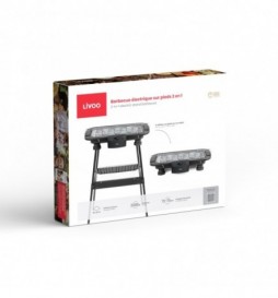 BARBECUE ELECTRIQUE SUR PIEDS DOM506 2 EN 1