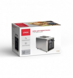 GRILLE-PAINS DIGITAL 2 FENTES LIVOO DOD205