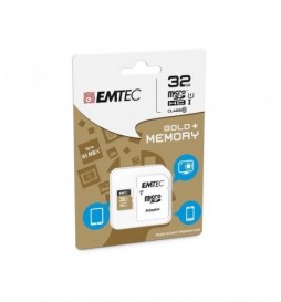 CARTE MICRO SDHC EMTEC 32GB CL10 AVEC ADAPTATEUR 85MB/S
