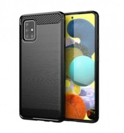 COQUE FORCELL CARBON SAMSUNG A51 NOIR