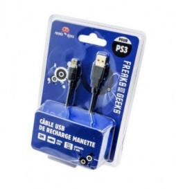 CABLE USB DE RECHARGE MANETTE 3M PS3 