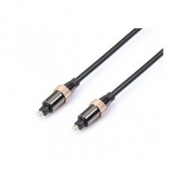CÂBLE AUDIO OPTIQUE REEKIN TOSLINK 2M PREMIUM NOIR