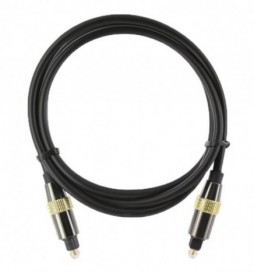 CÂBLE AUDIO OPTIQUE REEKIN  TOSLINK 5M PREMIUM NOIR