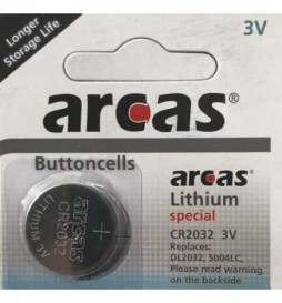PILE ARCAS LITHIUM CR2032