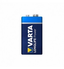 UNE PILE 9V VARTA  ALCALINE LONGLIFE 6LR61 