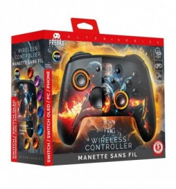 MANETTE SWITCH FREAKS AND GEEK /PC SANS-FIL RGB - BORN TO FRAG