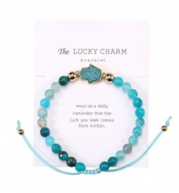 BRACELET THE LUCKY CHARM MAIN DE FATMA EN AGATE
