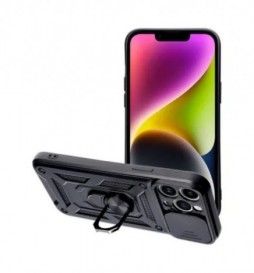 COQUE FORCELL SILICONE RING POUR IPHONE 11 (6.1") NOIR