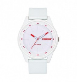 MONTRE RUCKFIELD RUGBY SILICONE BLANC ET ROUGE