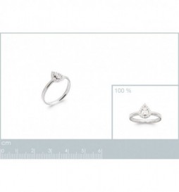 BAGUE  ARGENT 925 RHODIE AVEC OXYDES MICROSERTIS T54