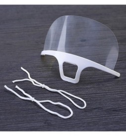 MASQUE PLASTIQUE TRANSPARENT JUNIOR