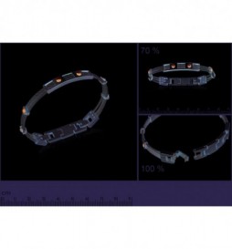 BRACELET ACIER RIGIDE 20CM