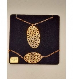 COFFRET ACIER COLLIER ET BRACELET