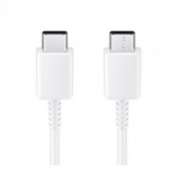CABLE SAMSUNG ORIGINAL 25W USB-C VERS USB-C 1M 3A BLANC EP-DA705BWE