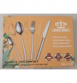 SERVICE 24 PIECES COUVERTS ROYAL SUISS