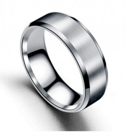 BAGUE ACIER TAILLE 58
