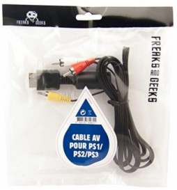 CABLE VIDEO AV POUR PS1 PS2 PS3
