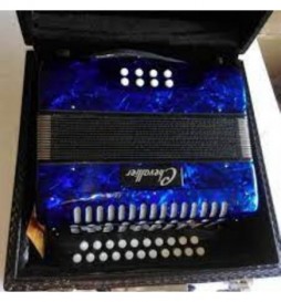 ACCORDEON DIATONIQUE 8 BASSES TONALITES DO/SOL BLEU