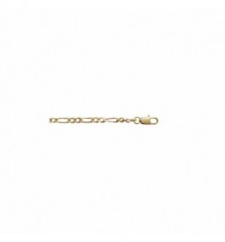 CHAINE PLAQUE OR FIGARO 50 CM