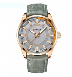 MONTRE CURREN 8390 GRIS CADRAN GRIS