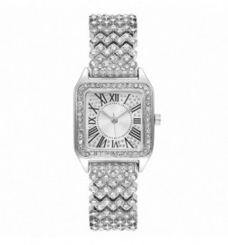MONTRE NONAME BRACELET SILVER AVEC OXYDES CADRAN OXYDES