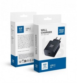 CHARGEUR SECTEUR BLUE STAR AVEC USB TYPE C - 3A 20W AVEC FONCTION DE CHARGE PD ET QC 4.0
