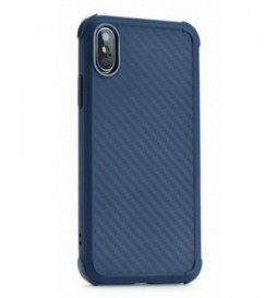 COQUE ROAR ARMOR CARBON IPHONE XS MAX BLEU