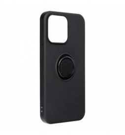COQUE FORCELL SILICONE RING  POUR IPHONE 13 PRO NOIR