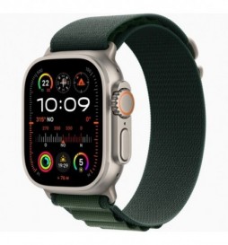 MONTRE CONNECTEE APPLE WATCH ULTRA 2 CELLULAR 49MM TITANE NATUREL BRACELET TISSU