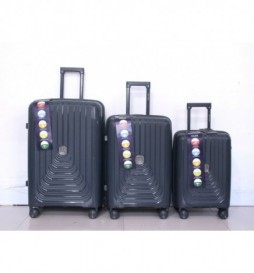 VALISE DANIEL HECHTER 70 CM DARK GREY POLYPROPYLENE