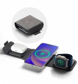 CHARGEUR MOPHIE 3 EN 1 TRAVEL CHARGER MAGSAFE FOR IPHONE