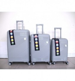 VALISE DANIEL HECHTER 60 CM SILVER POLYPROPYLENE