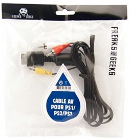 CABLE VIDEO AV POUR PS1 PS2 PS3