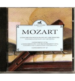 CD MOZART CONCERTOS POUR PIANO ET ORCHESTRE N°26 & 27