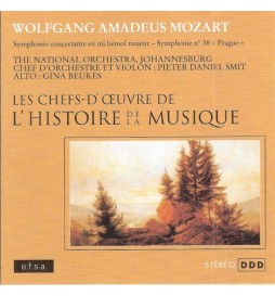 CD WOLFGANG AMADEUS MOZART SYMPHONIE CONCERTANTE EN MI BEMOL MAJEUR N°38 PRAGUE