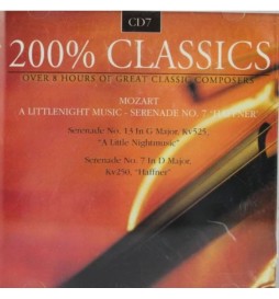 CD 200% CLASSICS MOZART A LITTLENIGHT MUSIC SERENADE N°7 HAFFNER CD7