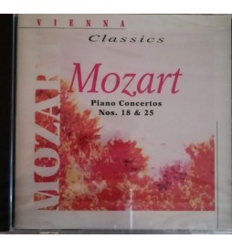 CD VIENNA CLASSICS MOZART PIANO CONCERTOS N°18 & 25