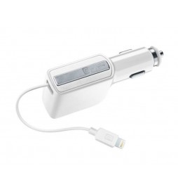 CHARGEUR ALLUME CIGARE IPHONE CELLULARLINE BLANC