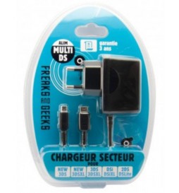 CHARGEUR FREAKS AND GEEKS  NEW3DSXL / NEW3DS/ 2DS/ 3DS/ 3DS XL/ DSI / DSI XL DS LITE 