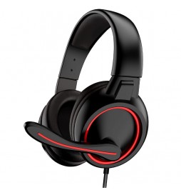 CASQUE AVEC MICRO GTA 210 LED ROUGE -PS4/PS5/XBOXONE/SERIESX/SWITCH PRO-XH5