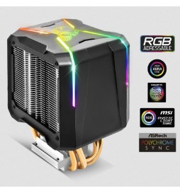CPU AIRCOOLER PRO RGB ADRESSABLE SPIRIT OF GAMER RGB120A  AMD OU INTEL
