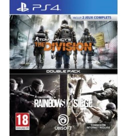 JEU PS4 DOUBLE PACK TOM CLANCY'S RAINBOW SIX SIEGE + TOM CLANCY'S THE DIVISION