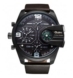 MONTRE OULM 3790  MULTIFONCTION A FUSEAUX HORAIRES MULTIPLES